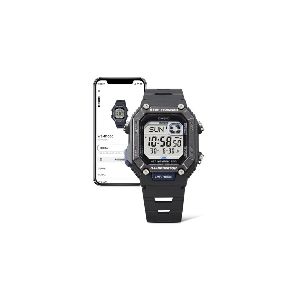 カシオ コレクション CASIO Collection デジタル 腕時計 WS-B1000-1AJF スマートフォンリンク