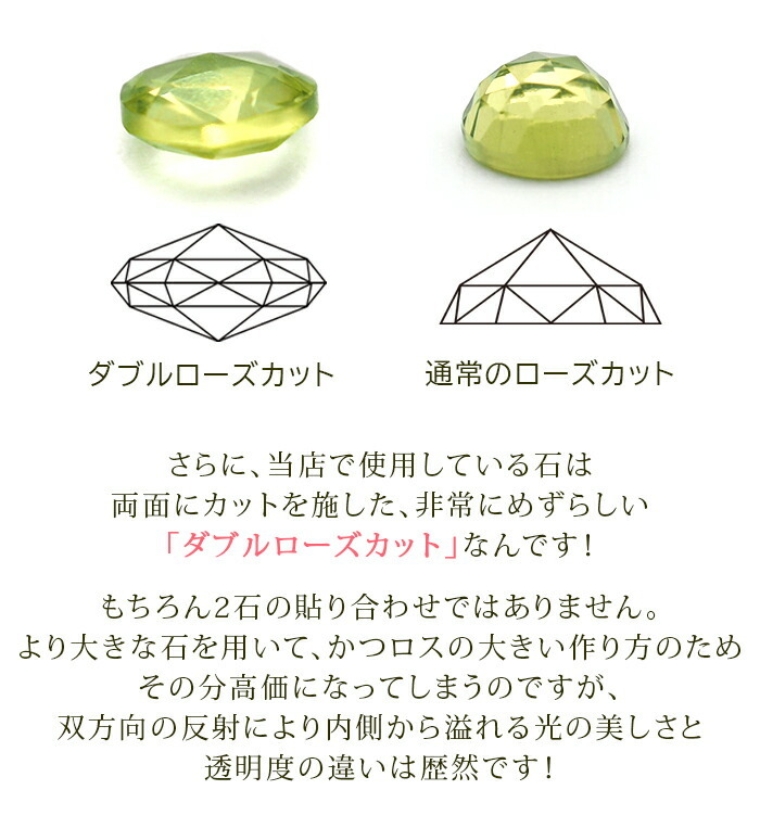 ピアス セカンドピアス K18 アメジスト 天然石 ローズカット 誕生石 【品質保証書つき】 日本製 金属アレルギー対応 18金 18K【1個ずつバラ売り】 プレゼント