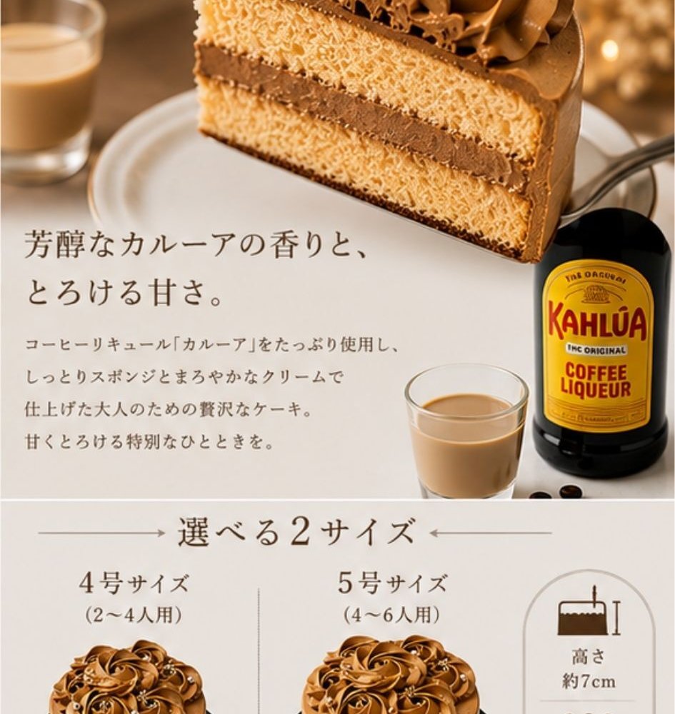 【新商品】松本監修 お酒ケーキ カルーアミルク 4号 5号 誕生日ケーキ 子供 冷凍ケーキ 冷凍配送 バースデー 誕生日 スイーツ ギフト 大人 白い デコレーションケーキ 人気 可愛い お返し フルーツ ホールケーキ 夏ギフト パーティー バーベキュー アイスケーキ