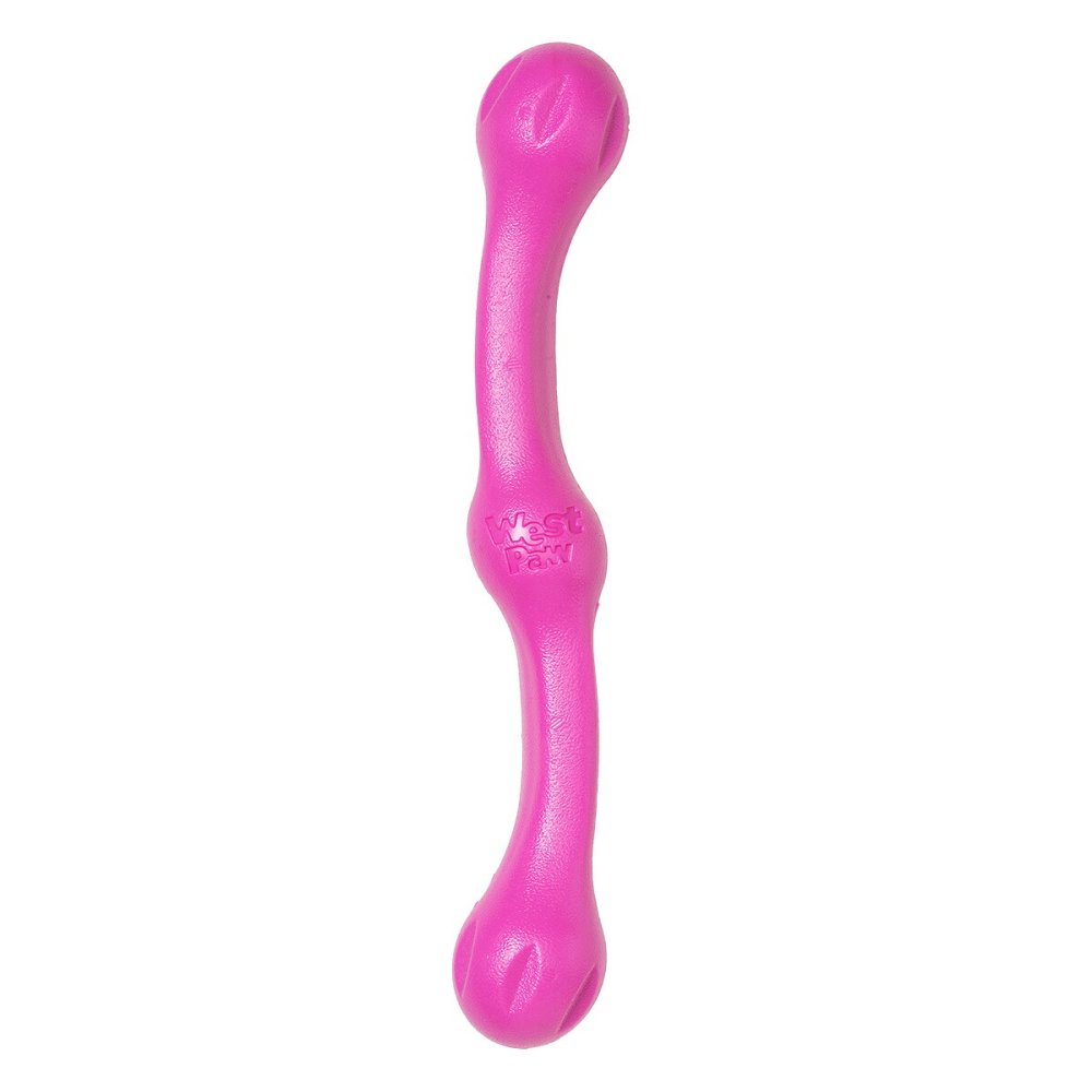 West Paw ウェストポウ ゾゴフレックス・エコー ズイッグ 犬用おもちゃ L ホットピンク
