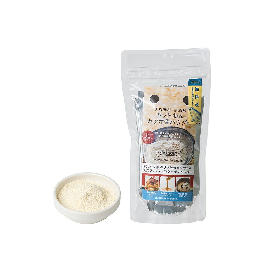 ドットわん カツオ 骨パウダー 60g 国産 無添加