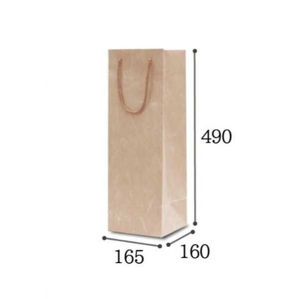 手提げ袋 一升瓶用 10枚入 絹流 165×160×490mm ギフトバッグ 日本酒 ワイン ボトル袋 ラッピング袋 贈答用 高級手提げ袋 紙袋 手提げ紙袋 持ち帰り袋 おしゃれ 紙袋 シンプル 無地