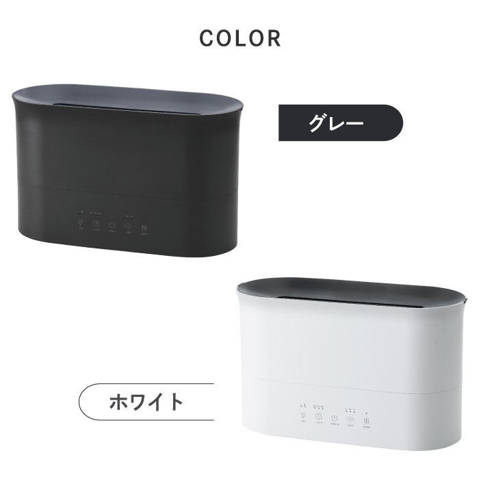 加湿器 上部給水式 ハイブリッド加湿器 ルミナ LEDライト 炎 ゆらぎ 2.2L 上から給水 パワフル 超音波 ヒーター 除菌 ミスト 3段階調節 ウォーム運転 加熱除菌 ウイルス対策 冬物家電 卓上 オフィス 静音 おしゃれ シンプル インテリア 乾燥対策 癒し 潤い