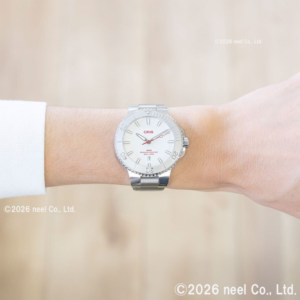 オリス ORIS アクイス ジャパンリミテッドエディション AQUIS JAPAN LIMITED EDITION 腕時計 自動巻 01 733 7789 4111-Set【2025 新作】