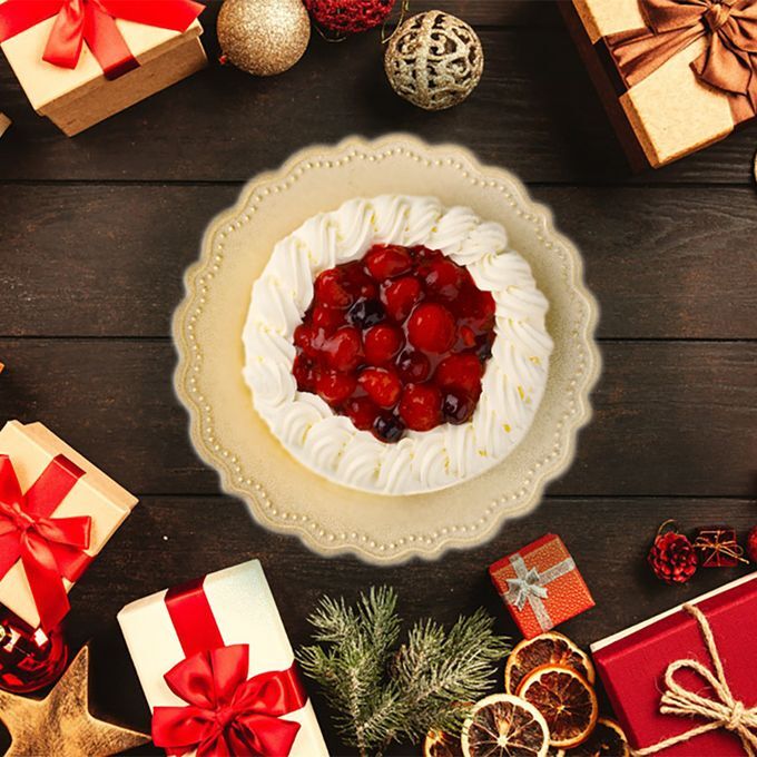 【予約受付中】クリスマスケーキ 苺と木の実のショートケーキ 5号 15cmクリスマス2025(x21004)