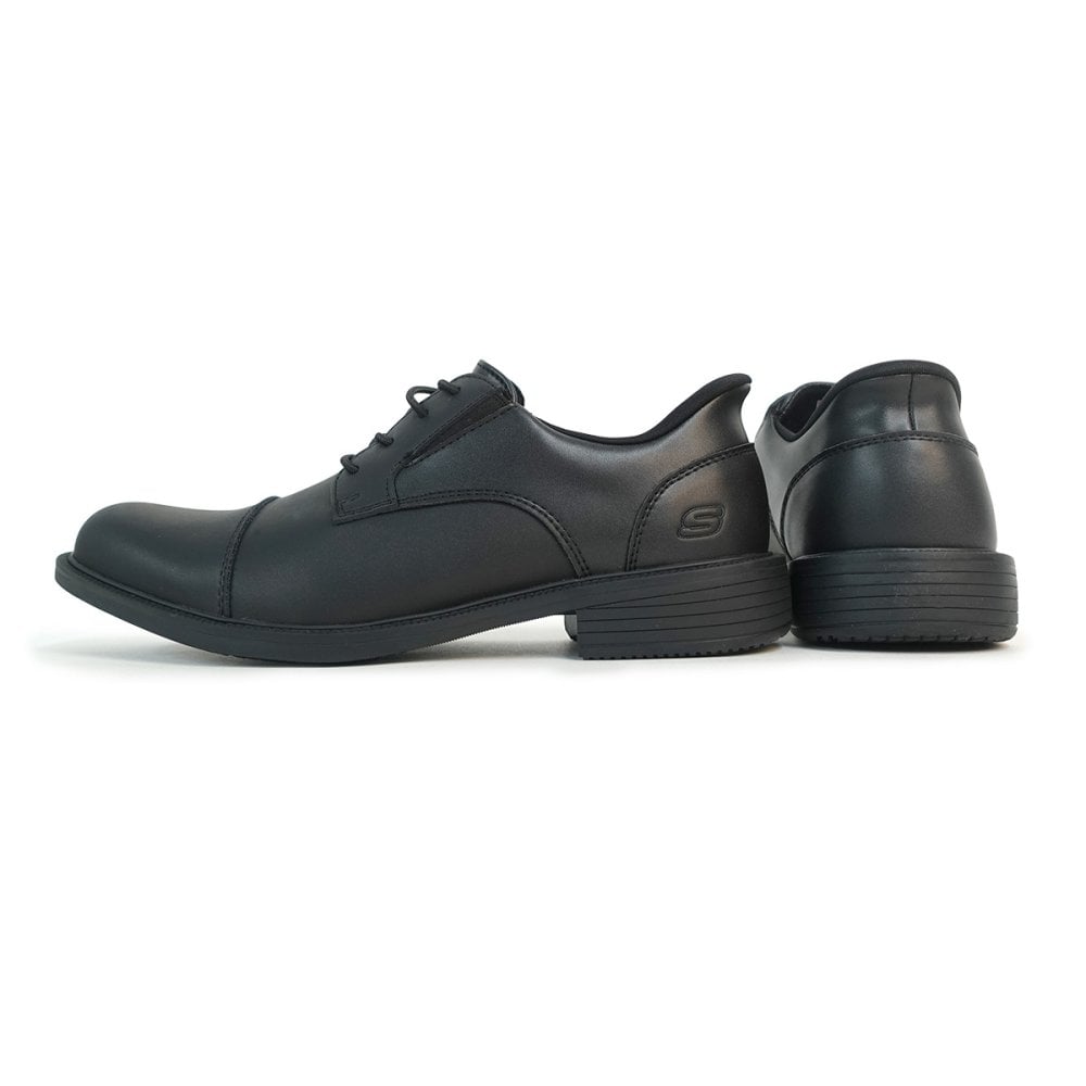 SKECHERS スケッチャーズ スリップインズ ウォータープルーフ ドレストン ラムジー 205837 BBK ブラック 防水 ビジネスシューズ 革靴