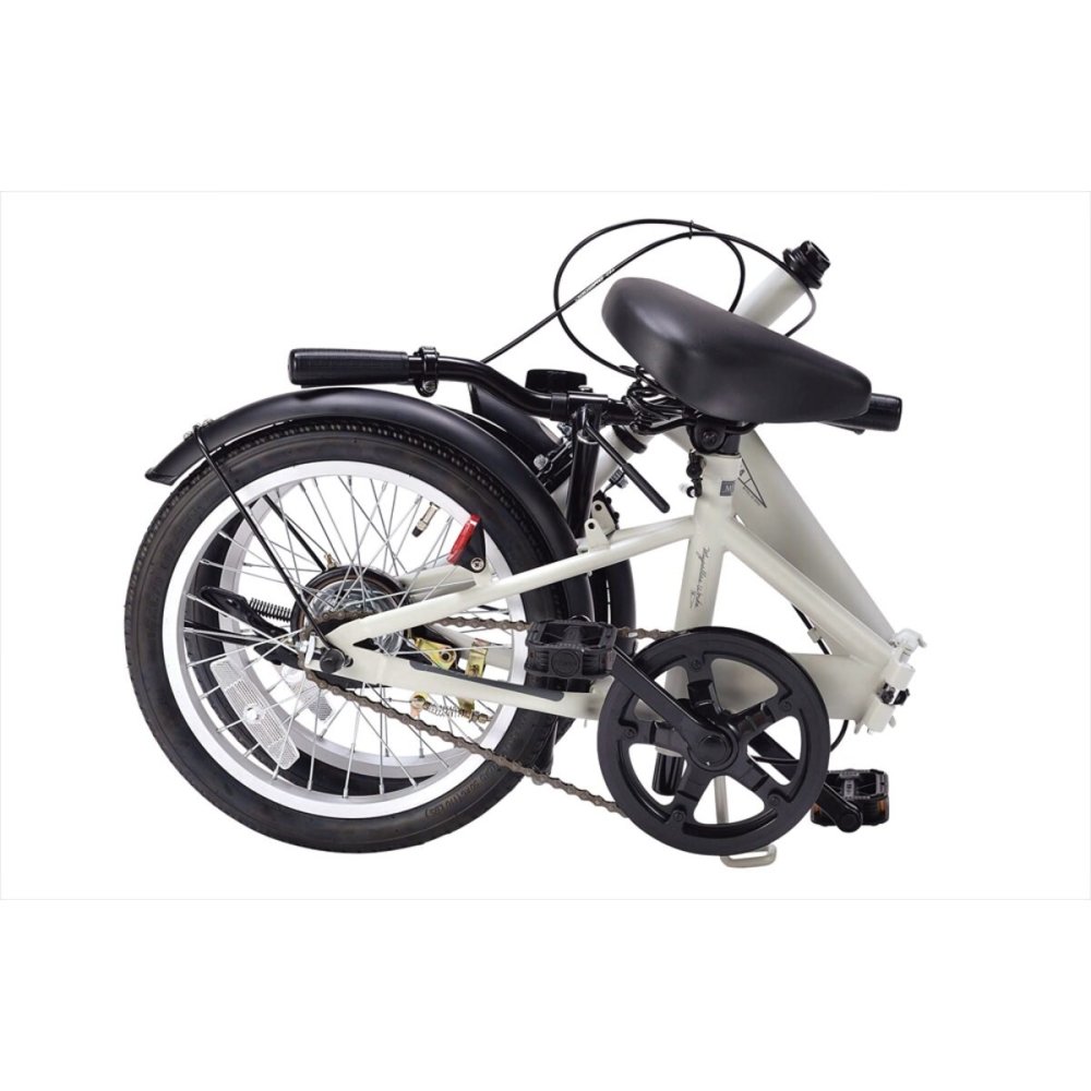 マイパラス 16インチ折りたたみ自転車 サンドベージュ 折りたたみ自転車 コンパクト収納 サイクリング【北海道・沖縄県・離島 配送不可】