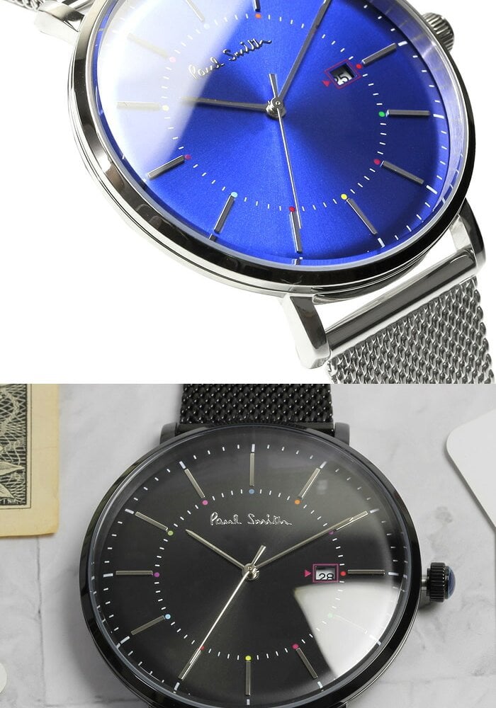ポールスミス Paul Smith 腕時計 メンズ メタルメッシュベルト Track 42mm クラシック ブランド 人気 ウォッチ ギフト プレゼント