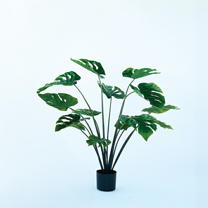 観葉植物 造花 モンステラ BROWN 全高約97cm 中型 フェイクグリーン 本物そっくり おしゃれ インテリア 人工観葉植物 アーティフィシャルグリーン オフィス 店舗 ホテル 開店祝い 室内 デリシオサ フェイク