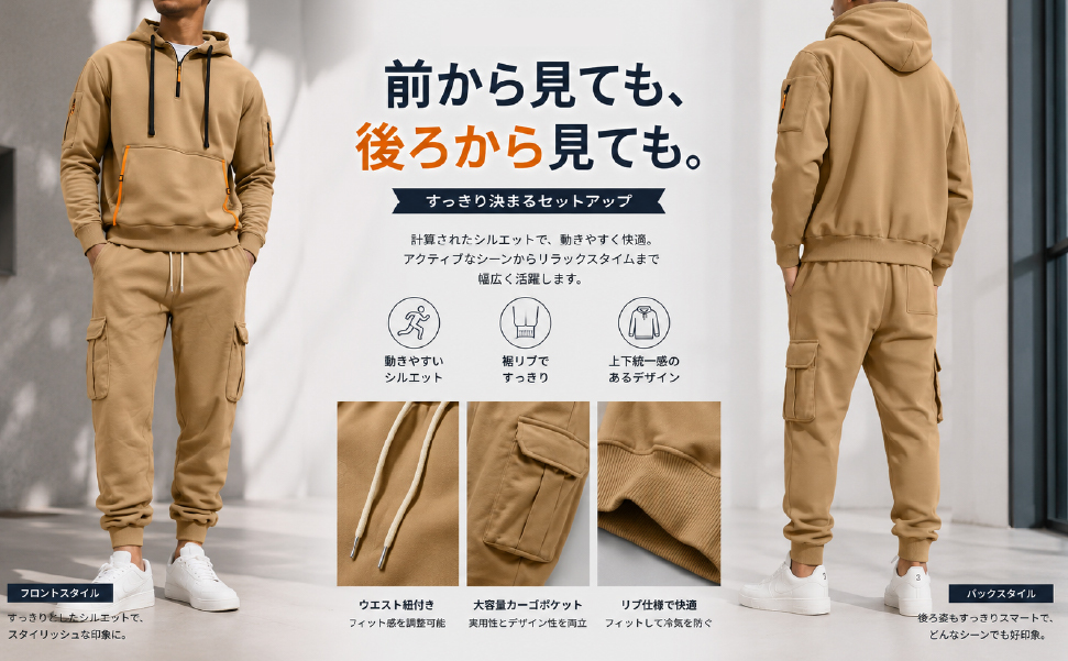 上下セットアップメンズ スウェットセット裏起毛パーカー長袖トレーナーロングパンツ イージーパンツ 長袖 裏起毛 ダンスウェア スポーツウェア トレーニングウェア ランニングウェアプレゼントギフト
