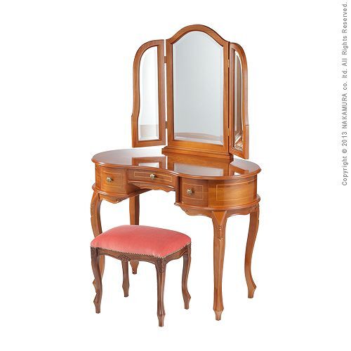 イタリア 家具 ヨーロピアン ヴェローナクラシック 猫脚象嵌ドレッサー&スツール 猫脚 寝室 ヨーロッパ家具 クラシック 輸入家具 アンティーク風 イタリア製 ブラウン おしゃれ 高級感 エレガント 木製 天然木 リモート テレワーク 在宅 新生活