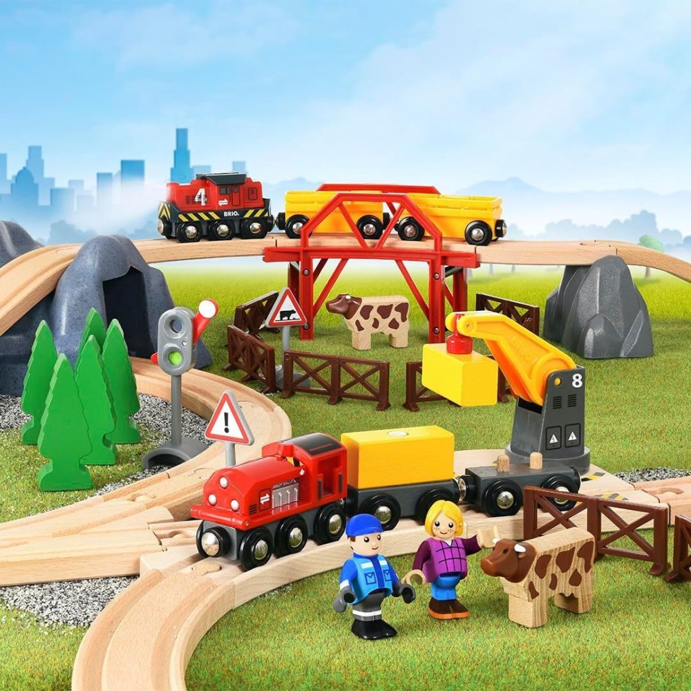 限定生産　BRIO (ブリオ) 2026年クリスマス限定レールセット 80000-145 [全66ピース] 専用ケース付き クリスマスプレゼント レールセット おもちゃ 木製レール　包装紙対応不可