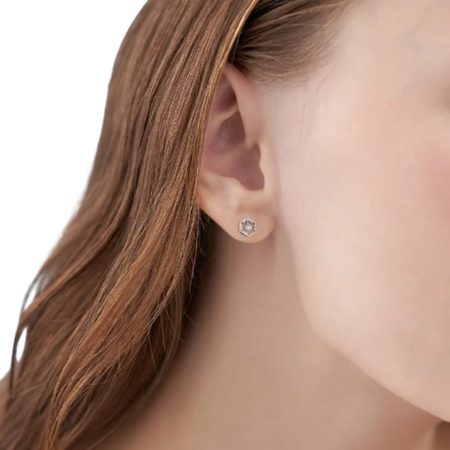【無料ラッピング】 ヨンドシー 4℃ ピアス K10ホワイトゴールド 2025 Holiday Collection アイスブルーダイヤモンド レディースブランド 正規品 新品 ギフト プレゼント 人気 おすすめ 誕生日 記念日 クリスマス 送料無料