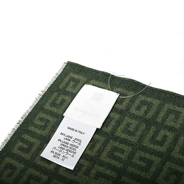 ジバンシー GIVENCHY マフラー GV3518-J6261-002 ユニセックス メンズ レディース グリーン マフラー
