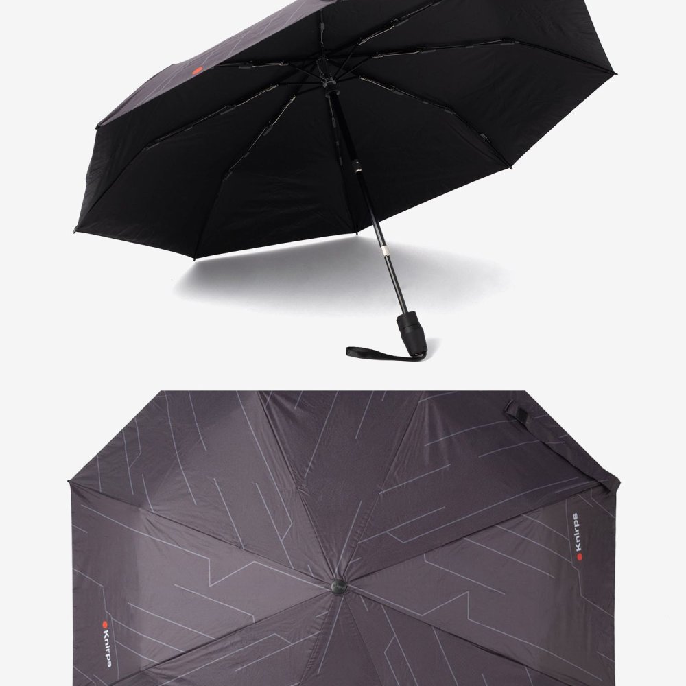 クニルプス Knirps T.220RS 折りたたみ傘 晴雨兼用 日傘 雨傘 撥水 ワンタッチ 自動開閉 UVカット 遮熱 遮光 耐風 折りたたみ ユニセックス レディース メンズ 傘