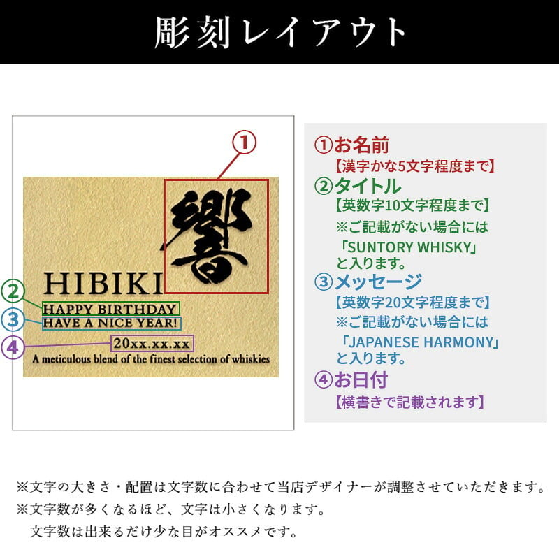 至高のブレンドウイスキー 響 名入れ ウイスキー 響ウイスキー ジャパニーズ ハーモニー お酒 ボトル 出産    名前入り プレゼント ギフト 面白い センス 定年退職 還暦祝い 退職祝い 男性 女性 お祝い 古希 喜寿 傘寿 米寿 卒寿 白寿 百寿 敬老の日