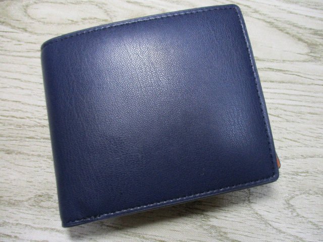 SALE 財布 メンズ 二つ折り 本革 とっても柔らかい質感の牛革 スタイリッシュでおしゃれ 上品なバイカラーデザイン WANDER Special セール 格安