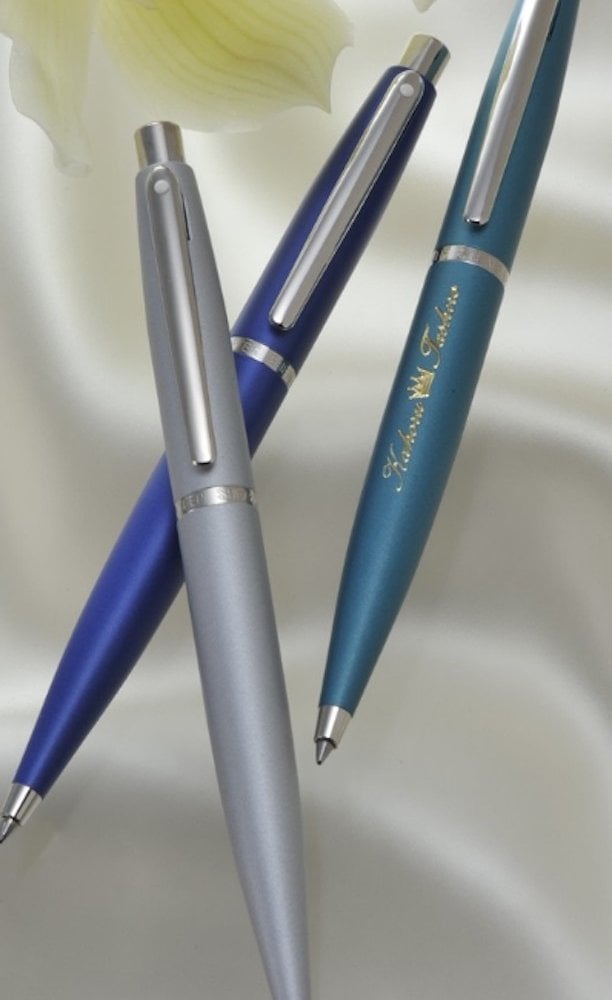 卒業 退職 名入れ ギフト LXX ボールペン SHEAFFER シェーファー VFM / プレゼント ギフト 退職 記念 誕生日 祝い 昇進 青 水 銀 ビジネスアイテム