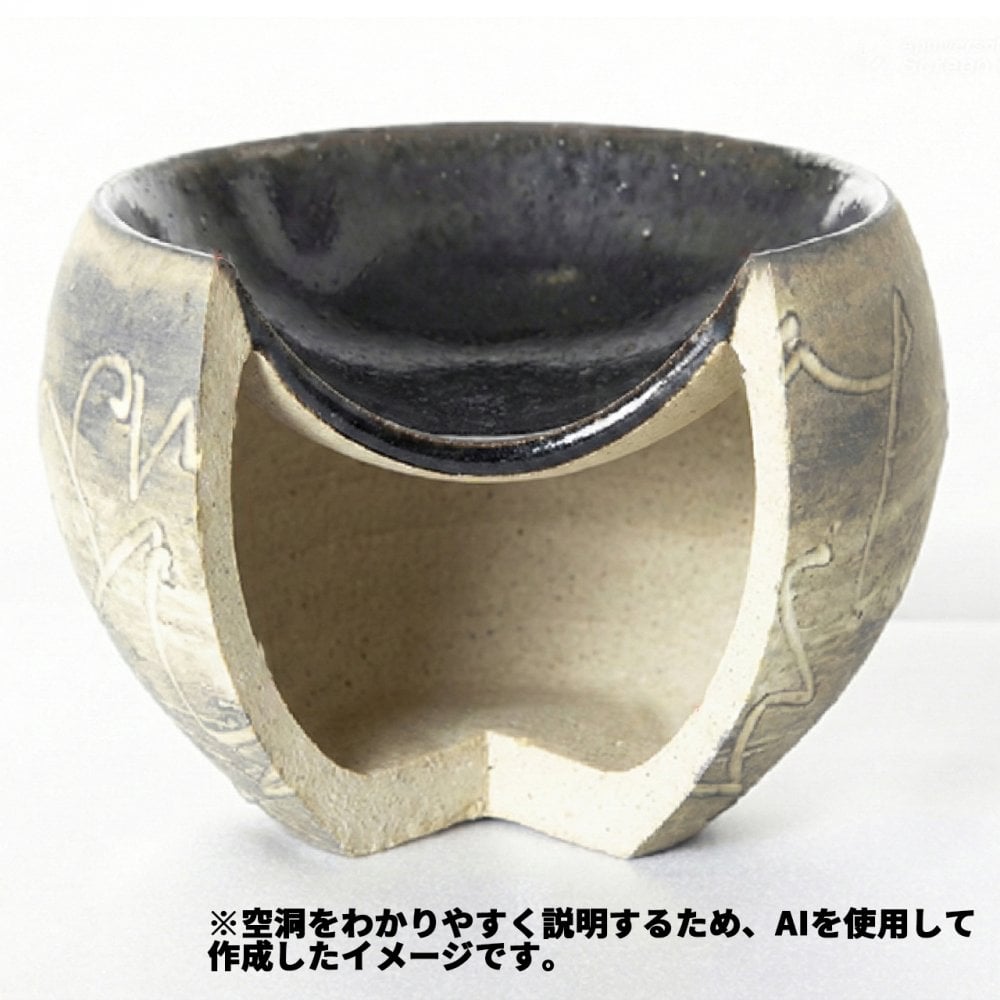 【熱燗好きのための酒器　『枯色線紋　ぐい呑』　中島智靖】一点物 ぐい呑み　お猪口　和食器 酒器 熱燗 ぬる燗 上燗  ぐいのみ お猪口 おちょこ 盃 ギフト食器 食器ギフト 食器 贈り物 お祝い 結婚祝い 新築祝い 箱入り