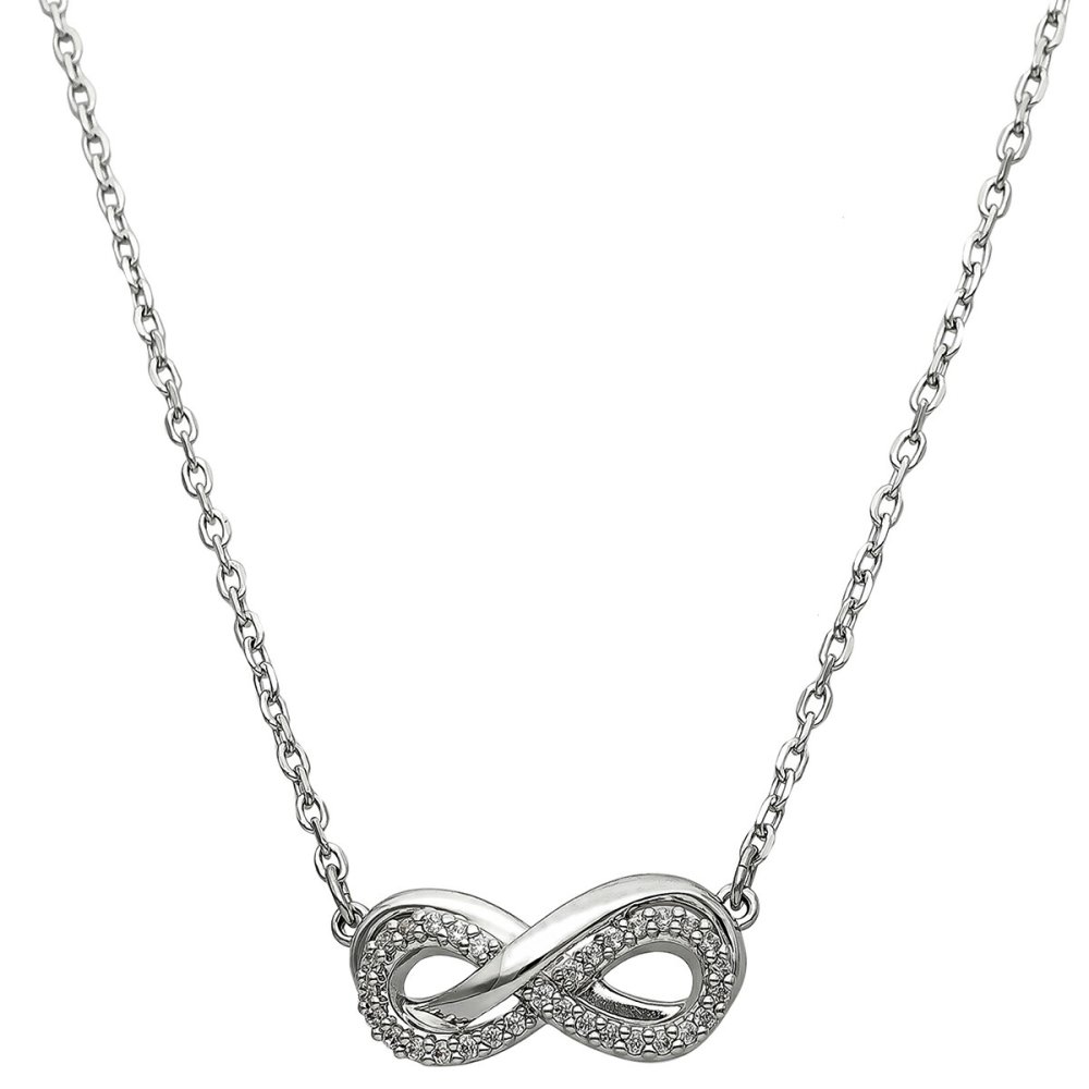 スワロフスキー swarovski ネックレス Hyperbola パヴェ インフィニティ 5687265 ハイパーボラ ペンダント アクセサリー レディース シルバー+ホワイト 海外正規品
