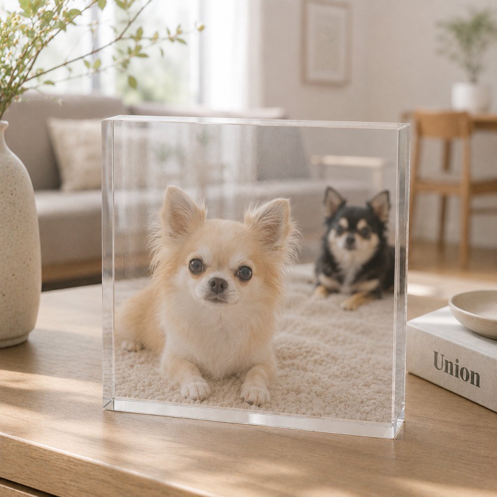 多頭飼い ガラスブロック チワワ トイプードル 飼い主 サプライズ 記念日 メモリアルフォトフレーム うちの子 ペットロス 写真入り オーダーメイド おしゃれ 写真立て 高級 ペット 愛猫家 メモリアルグッズ 感謝 プレゼント ペットグッズ オリジナル 名入れ フォトキューブ 柴犬 誕生日 贈り物 愛犬家 犬 肉球 置き物 写真 ギフト 虹の橋 ペットメモリアル うちの子記念日 小型犬【c01】