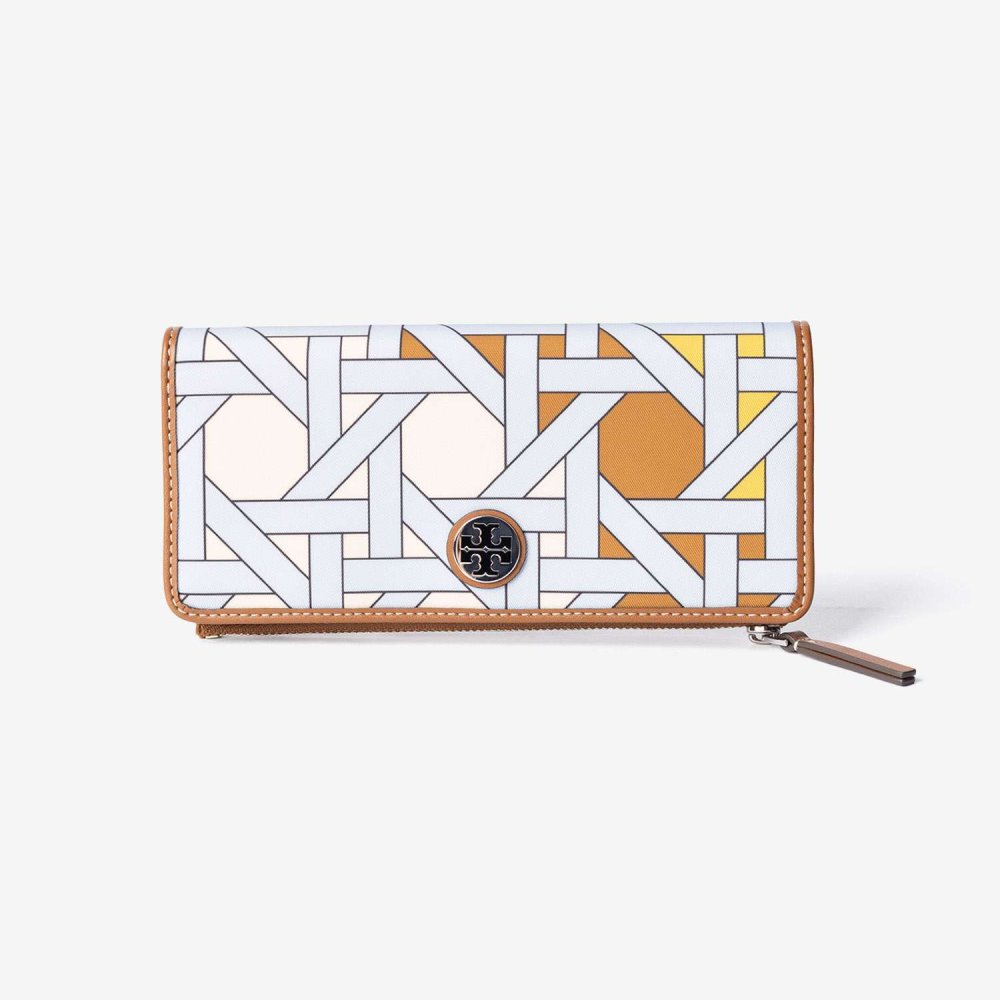 トリーバーチ TORY BURCH Basketweave Small Slim Envelope Wallet バスケットウィーブ スモール スリム エンベロープ ウォレット 175894 長財布 レディース 財布 小物