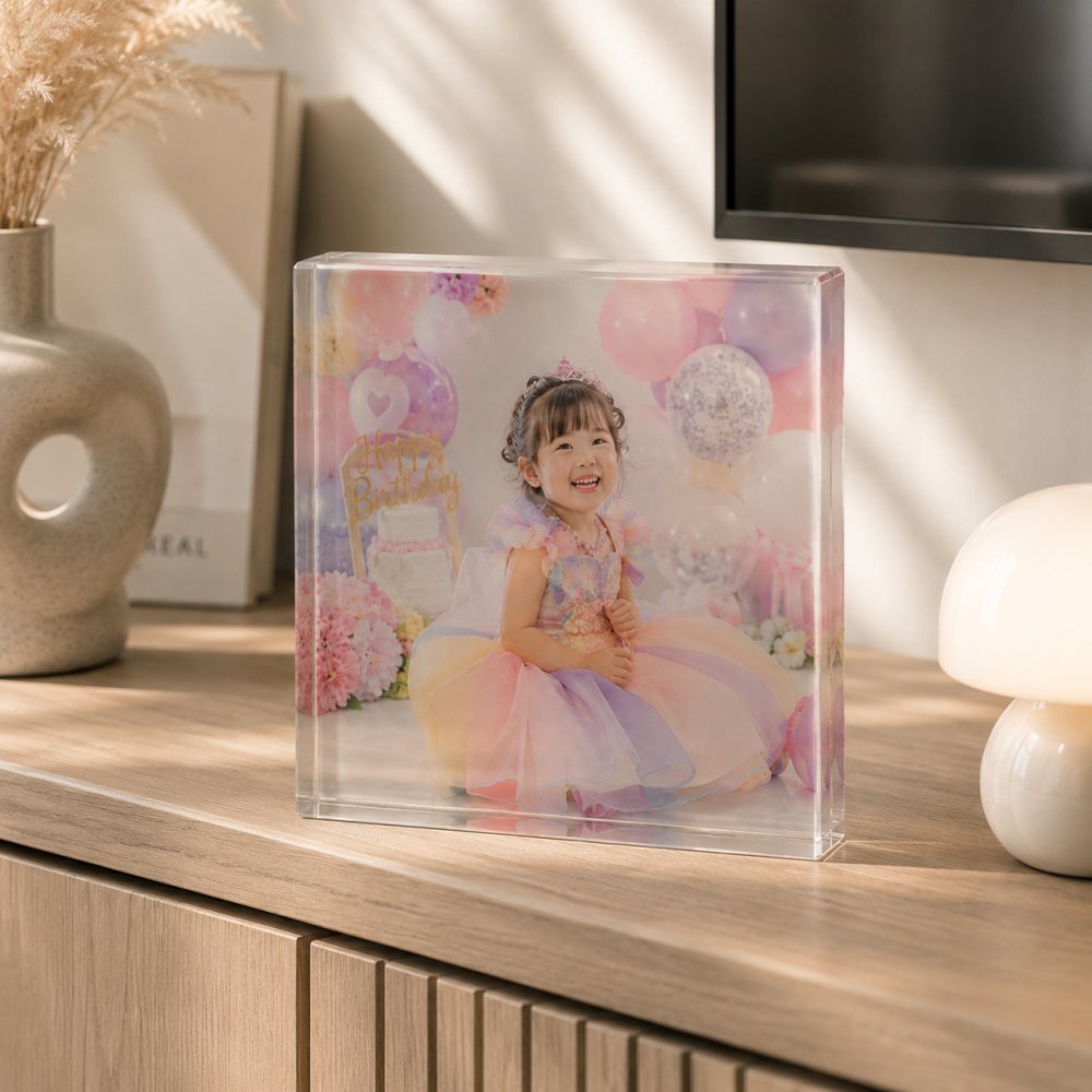 七五三 ガラスブロック 女の子 記念写真 ギフト 感謝 フォトフレーム 贈り物 プレゼント 両親 写真 フォトギフト リビング 思い出 記念日 父の日 三世代 家族 親孝行 名入れ 高級 成長記録 クリスタル オリジナル 結婚記念日 敬老の日 銀婚式 写真立て 名入れギフト 誕生日 おしゃれ 祖父母 孫 サプライズ 金婚式 置き物 フォトブロック 記念品 母の日 写真入り フォトキューブ【c01】