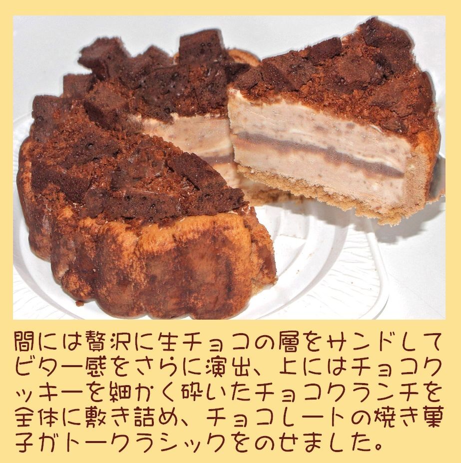 クリスマスチョコレートアイスケーキ【4～7号】 [クリスマスケーキ アイスクリームケーキ クリスマスチョコ チョコケーキ]