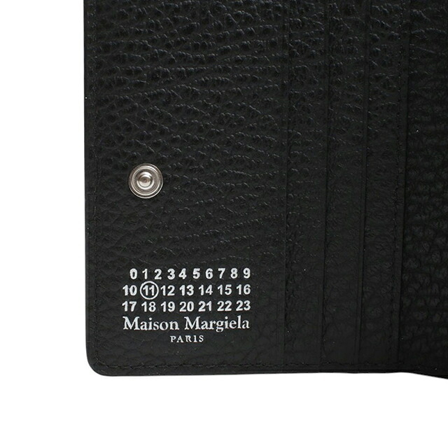 メゾンマルジェラ MAISON MARGIELA 二つ折り財布 二折財布 S56UI0140P4455T8013 メンズ レディース BLACK ブラック