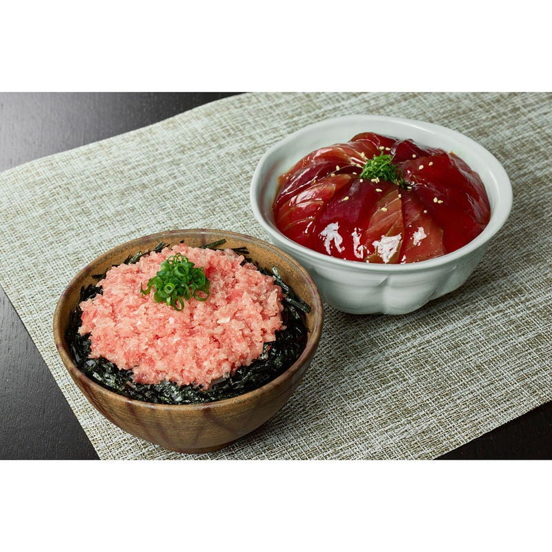 神奈川 「三浦三崎」 ネギトロ丼の具&漬け鮪丼の具セット (2460060) [お中元][お歳暮] ※送料無料(北海道・沖縄・離島への配送不可)