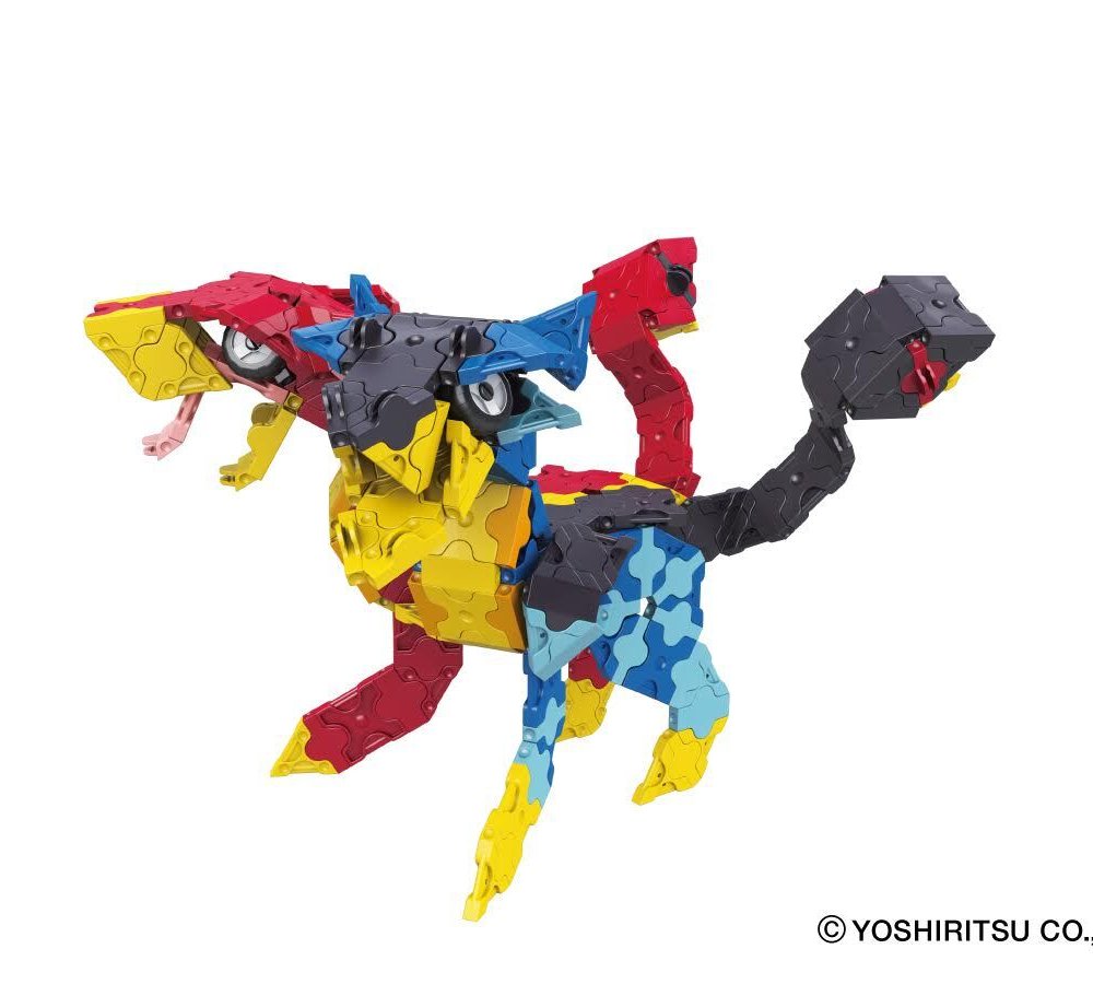 【2026年10月新仕様】LaQ　ラキュー ミスティカルビースト キメラ プラスチックコンテナVer L009647  Yoshiritsu ヨシリツ　知育　ブロック　玩具 日本製 送料無料