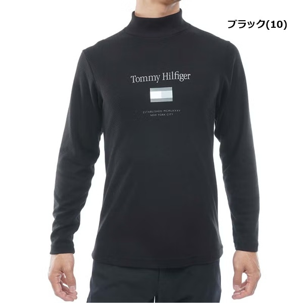 トミーヒルフィガー ゴルフ メンズ トミーフラッグ 長袖ハイネックシャツ TOMMY HILFIGER THMA682 2026年秋冬モデル お誕生日祝い お祝い 記念品 お父さん 父の日 彼氏 男性 30代 40代 50代 60代  還暦祝い 敬老の日 人気プレゼント プレゼント
