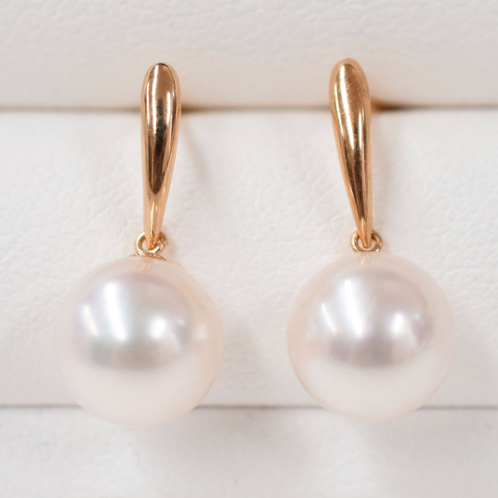 ［pearl622］ホワイトピンク 7.5mm - 8mm ピアス あこや真珠 真珠 本真珠