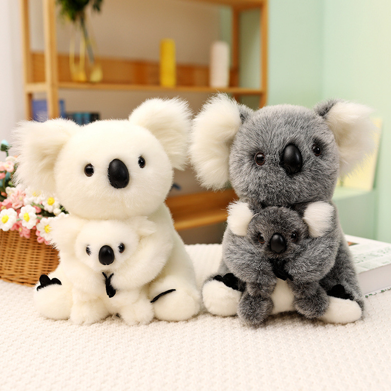 コアラ ぬいぐるみ リアル 動物 アニマル ふわふわ かわいい 置物 インテリア 子供 おもちゃ ごっこ遊び 誕生日 プレゼント ギフト 癒し