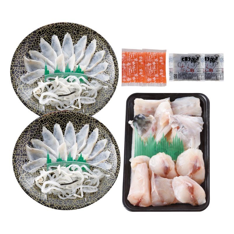 お歳暮・冬ギフト 関とら本店 天然ふく刺身とふくちりセット (B-12Z) ※送料無料(北海道・沖縄・離島への配送不可)