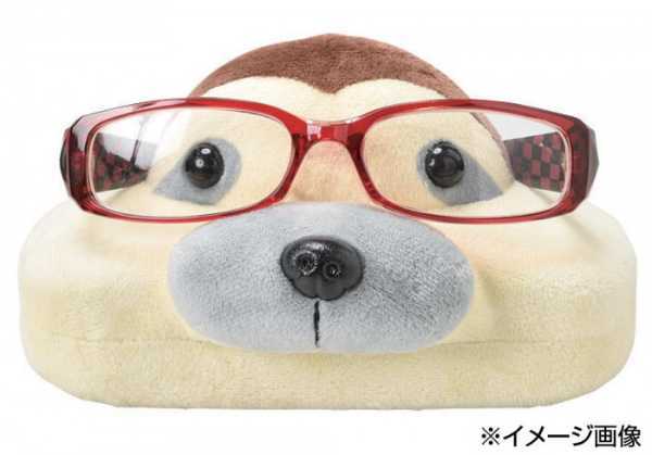 メガネスタンド ケース ナマケモノ SF-3581 卓上 収納 メガネ置き ぬいぐるみ おしゃれ かわいい 動物 メガネケース めがね入れ 眼鏡スタンド 眼鏡ケース ギフト プレゼント セトクラフト