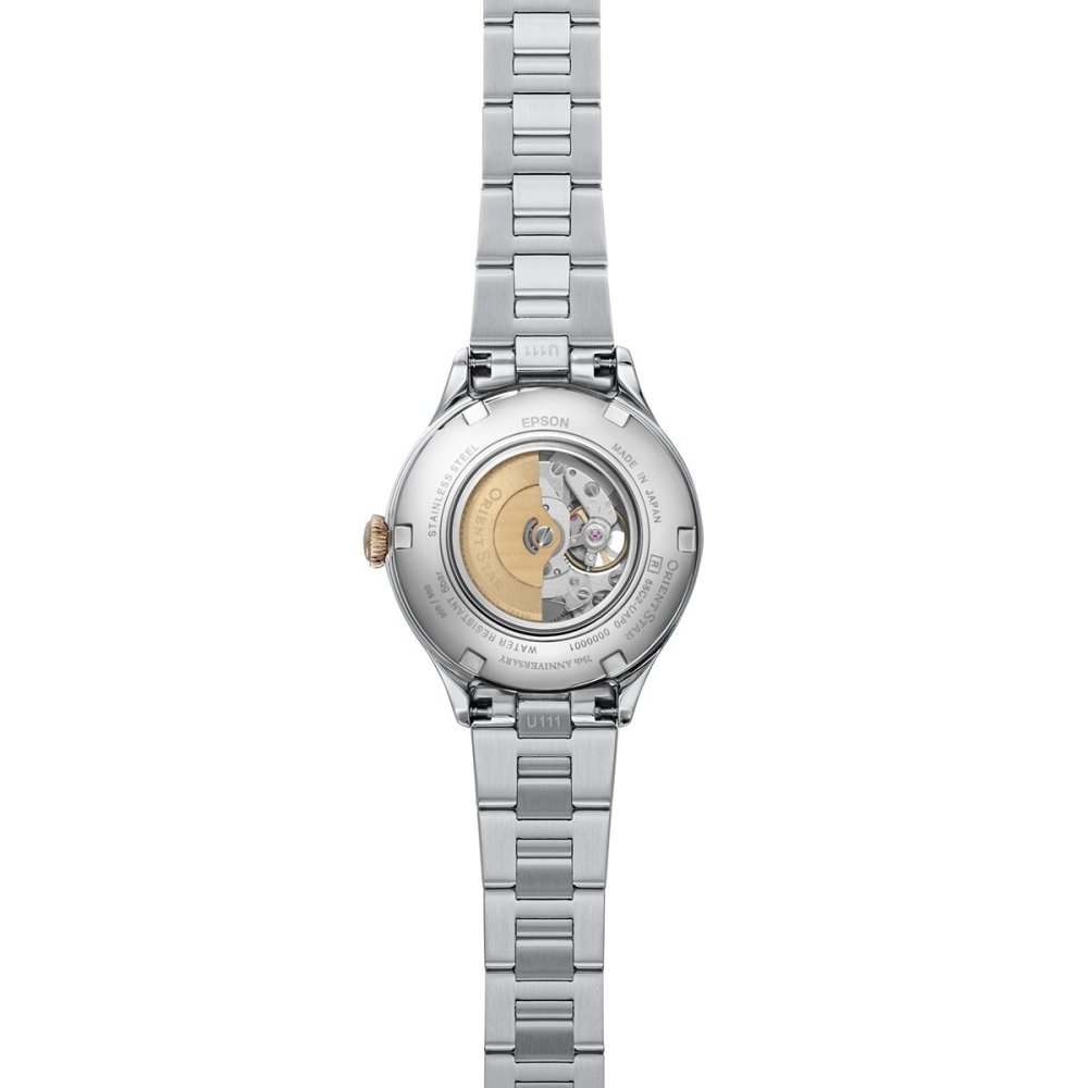 オリエントスター ORIENT STAR クラシック セミスケルトン 75周年記念 国内375本限定 腕時計 レディース 自動巻き 日本製 RK-ND0024E 極光 オーロラ【2026 新作】