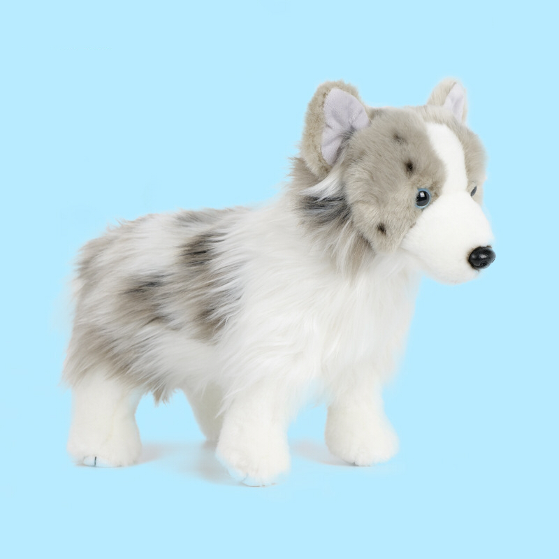 オゥシー いぬ 犬 ぬいぐるみ リアル 動物 アニマル ふわふわ かわいい 置物 インテリア 子供 おもちゃ ごっこ遊び 誕生日 プレゼント ギフト 癒し