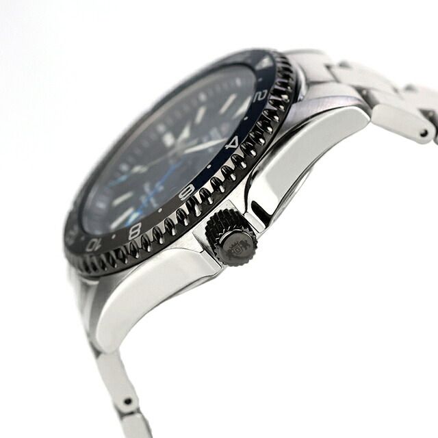 オリエント スポーツ マコ GMT 自動巻き 腕時計 ブランド メンズ 数量限定 ORIENT SPORTS RN-BC0005L アナログ ブルー