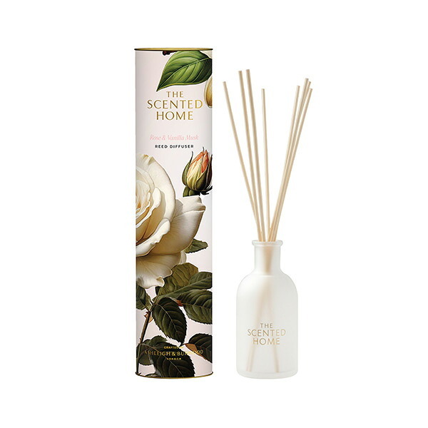 正規品 アシュレイ＆バーウッド リードディフューザー 150ml  ローズ&バニラムスク Ashleigh & Burwood 芳香剤 ルームフレグランス ディフューザー 英国 おしゃれ 長持ち 高級 ギフト プレゼント 贈り物 新築祝い 結婚祝い
