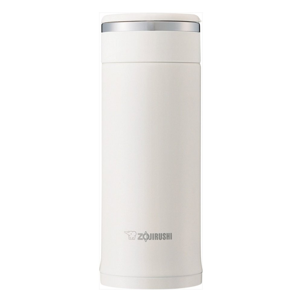 象印 ステンレスマグ 360ml ペールホワイト マグボトル 広口 水筒 分解式せん 保温保冷 食洗機対応【北海道・沖縄県・離島 配送不可】
