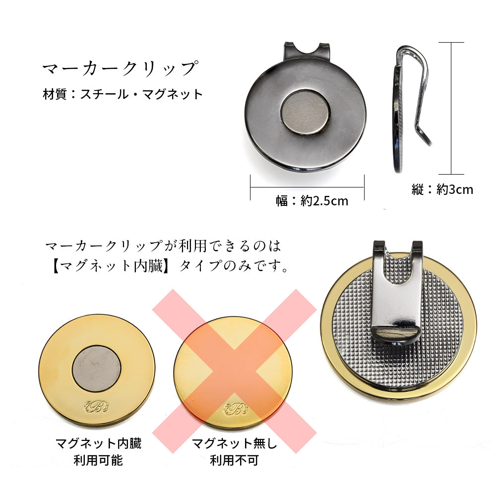 グリーンマーカー ゴルフマーカー ラウンド 丸 名入れ刻印無料 誕生石入れ 真鍮 還暦祝 強力ネオジウム磁石 オリジナル ハワイアンジュエリー BY THE SEA バイザシー 彼氏 夫 男性 メンズ 誕生日 プレゼント ハロウィン 【品番：GOLF-M-BR-1】
