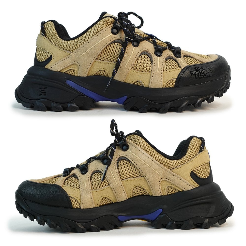 ノースフェイス THE NORTH FACE メンズ レディース スニーカー ヘッジホッグ KB カーキストーン×TNFブルー NF02542 RVST HEDGHOG RVST