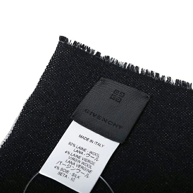 ジバンシー GIVENCHY マフラー GV3518-J5784-001 ユニセックス メンズ レディース ブラック マフラー