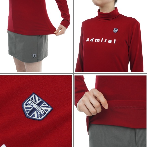 アドミラル ゴルフ レディース ソフトタッチ ロングスリーブ タートルシャツ ADMIRAL GOLF ADLA472 秋冬モデル お誕生日祝い お祝い 記念品 30代 40代 50代 60代 母の日 お母さん 還暦祝い 敬老の日 彼女 人気プレゼント プレゼント