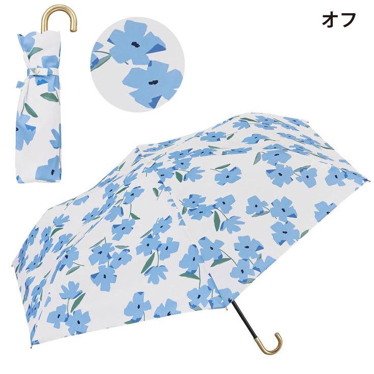 wpc. フェリシティフラワー mini ミニ 花柄 フラワー 折り畳み傘 雨傘 晴雨兼用 定形外 送料無料 日傘 傘 UVカット 2522-016-002 撥水 軽量 wpc