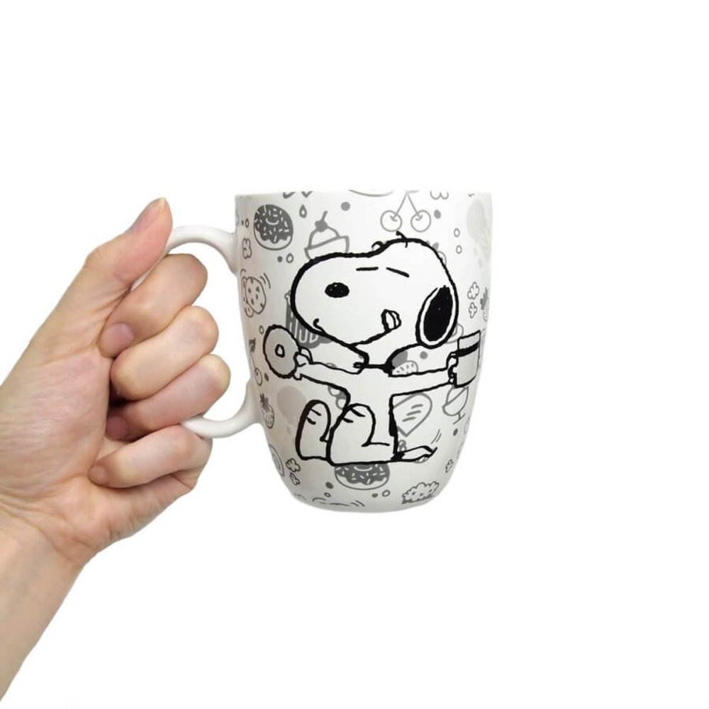 スヌーピー マグカップ コーヒーとドーナツ 10.5cm | キャラクター 雑貨 グッズ アート デザイン 正規輸入品
