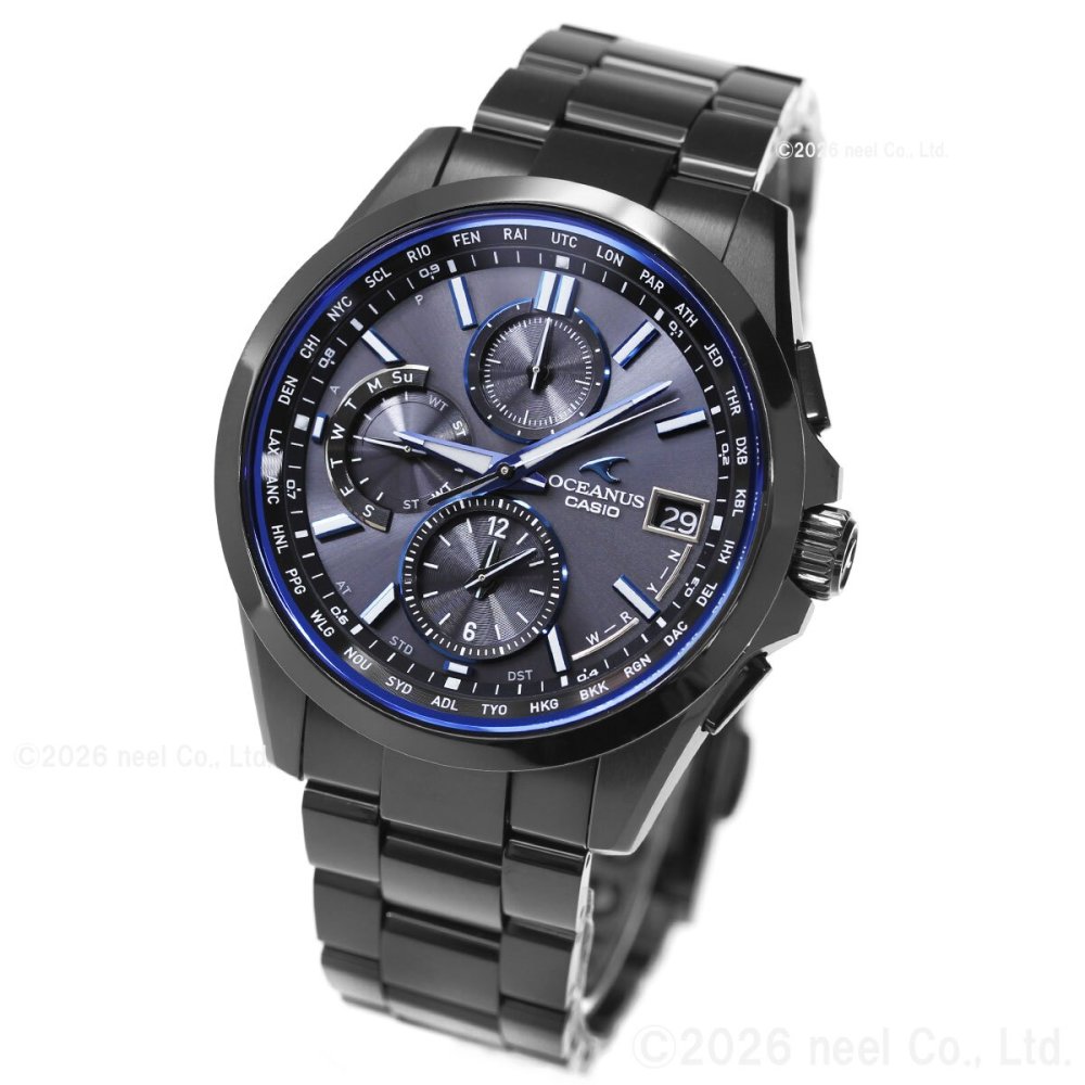カシオ オシアナス CASIO OCEANUS 電波 ソーラー 電波時計 腕時計 メンズ クラシックライン アナログ タフソーラー OCW-T2600B-1AJF