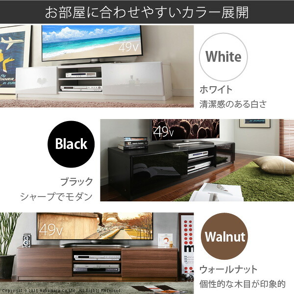 テレビ台 テレビボード ローボード 背面収納TVボード〔ロビン〕 幅150cm リビングボード 北欧 モダン 鏡面 キャスター付き テレビラック リビング収納 TV台 AVボード 収納 パソコン台 木目調 おしゃれ 新生活
