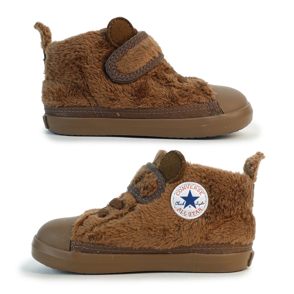 コンバース CONVERSE スニーカー ベビーシューズ ベビー オールスター ボアクマ V-1 モカブラウン BABY ALL STAR BOAKUMA V-1 出産祝い プレゼント